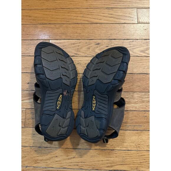 Men’s Size 8.5 KEEN Newport H2 Brown Nubuck Waterproof Sport Sandals - Picture 6 of 6